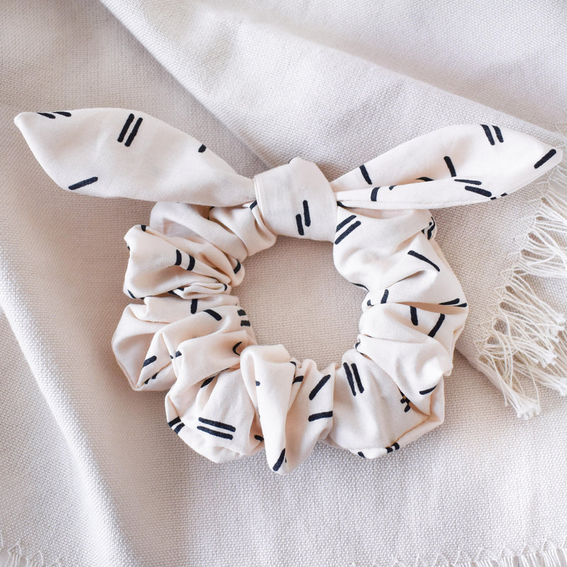 Modern Dashes Scrunchie