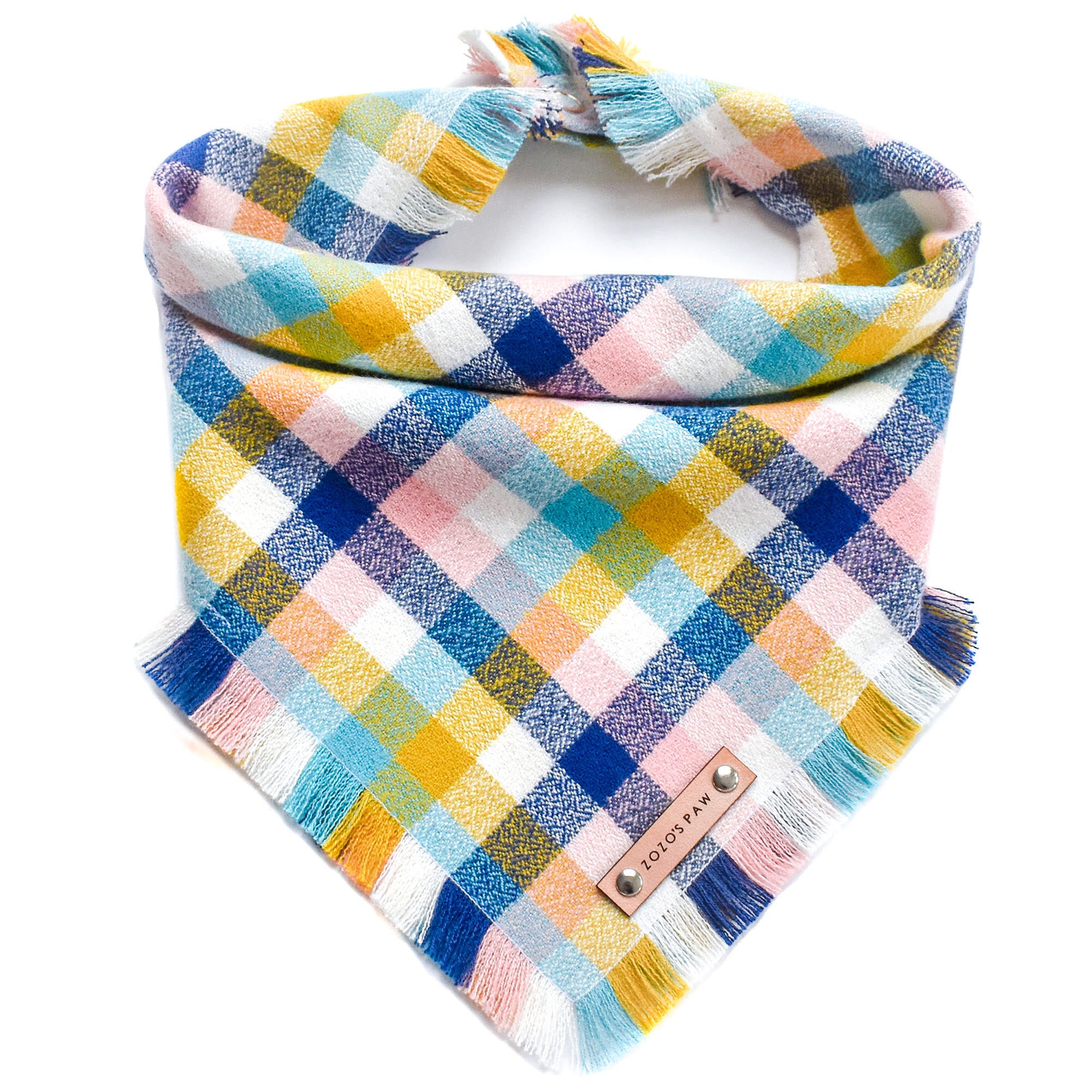 THE MARGOT - Dog Flannel Fray Bandana