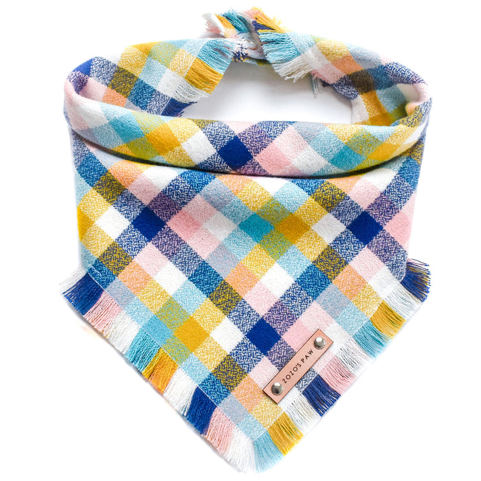 THE MARGOT - Dog Flannel Fray Bandana