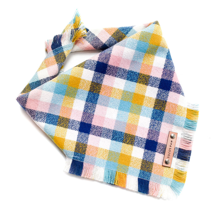 THE MARGOT - Dog Flannel Fray Bandana