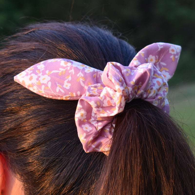 Mint to Be Floral Scrunchie