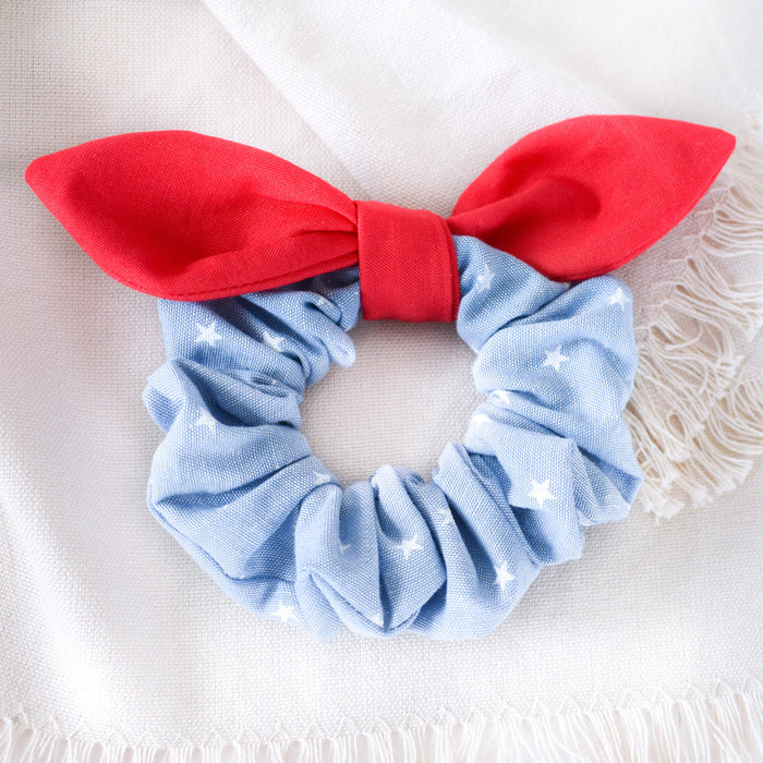 Patriotic Stars Scrunchie