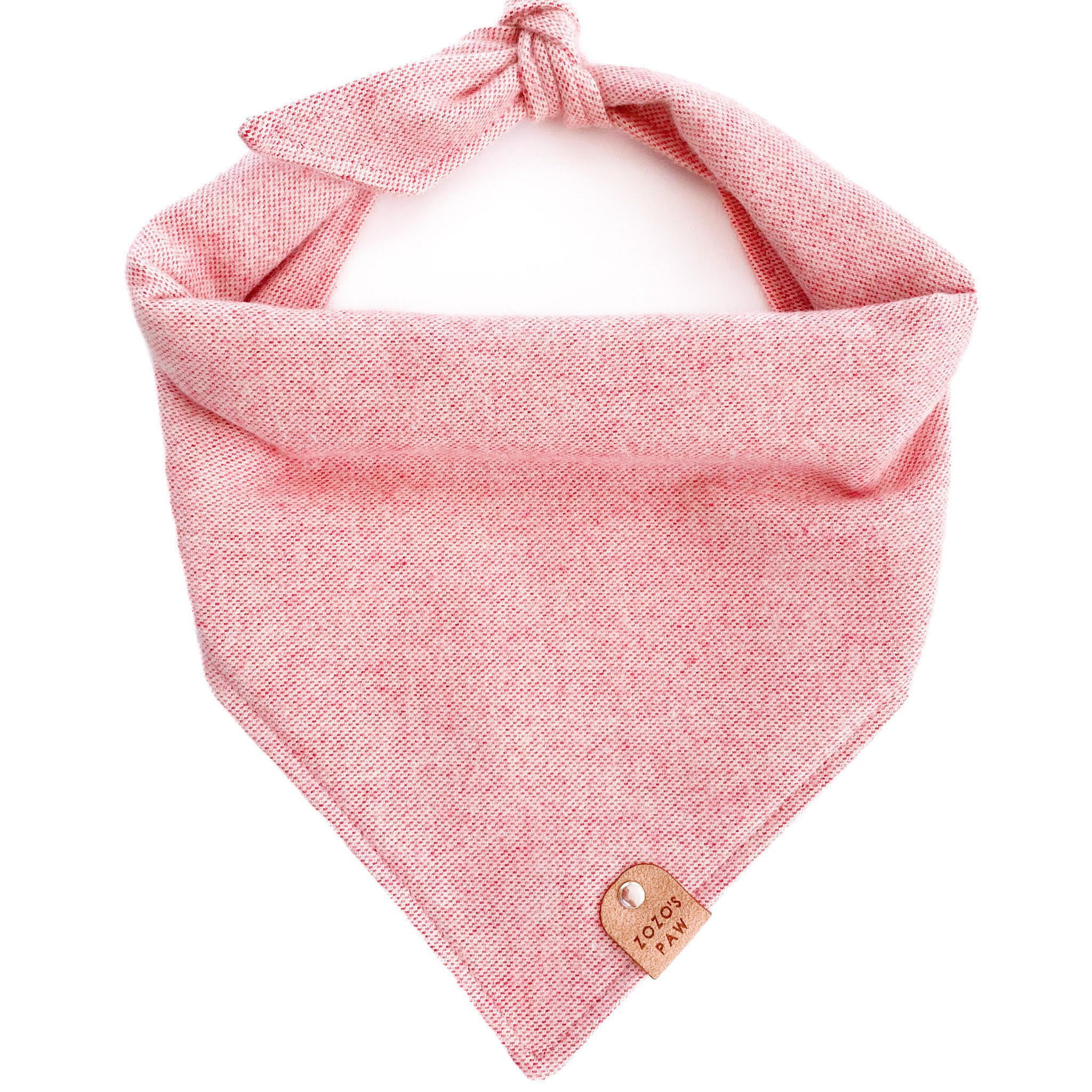 Rosé All Day Flannel Dog Bandana