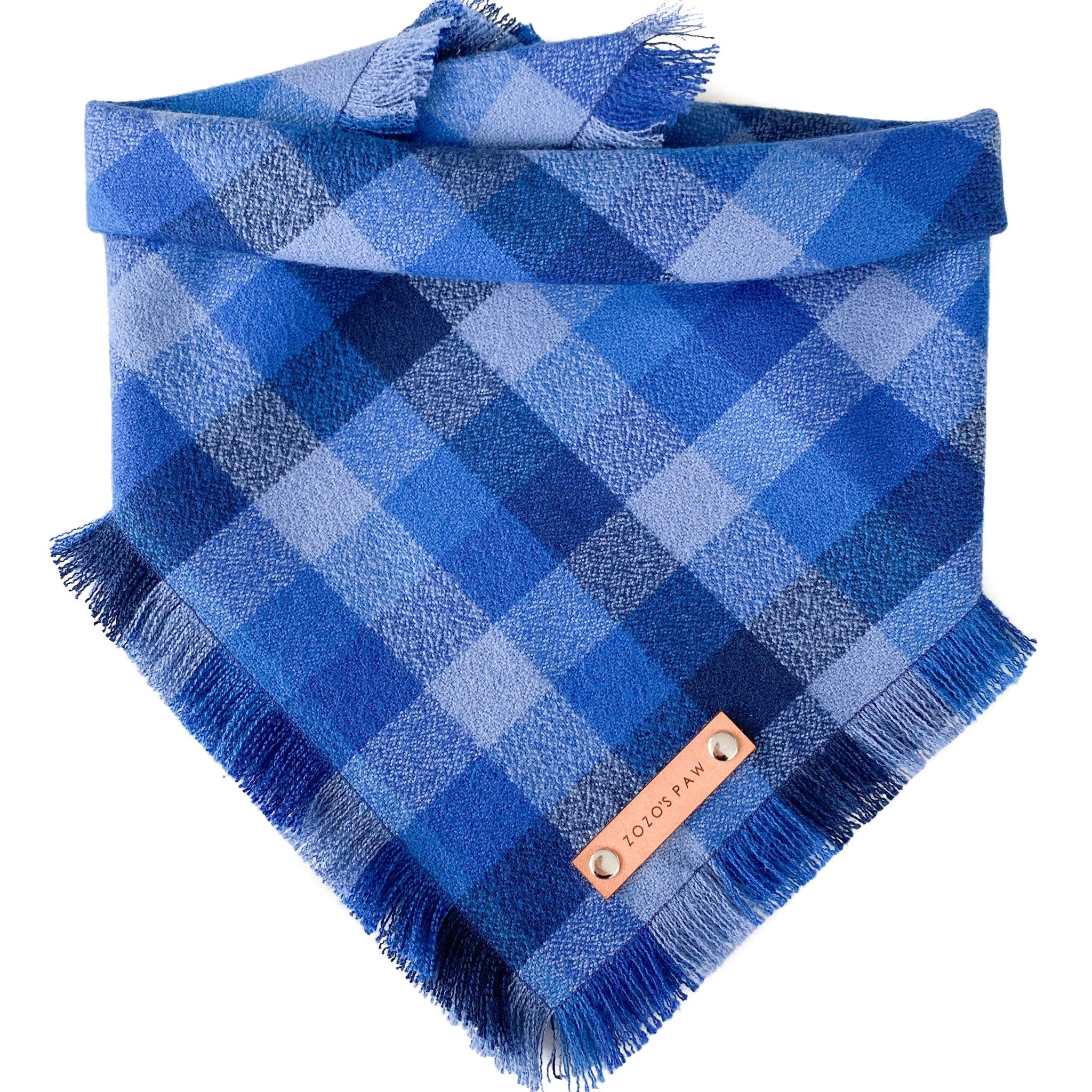 THE JOVIE - Dog Flannel Fray Bandana
