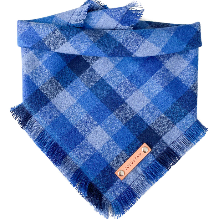 THE JOVIE - Dog Flannel Fray Bandana