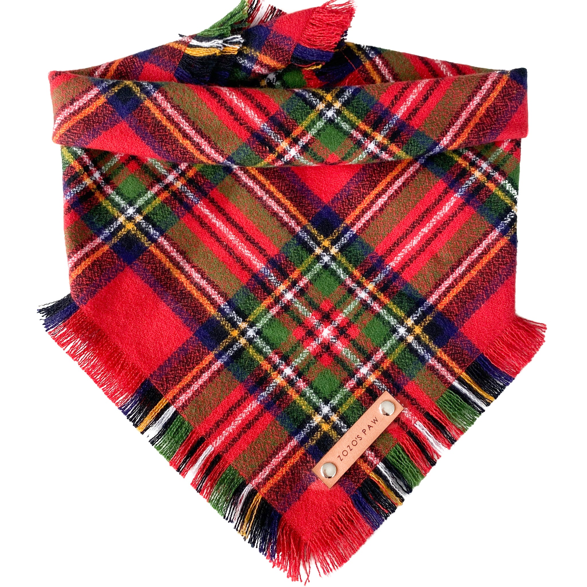 THE MERRY - Dog Flannel Fray Bandana