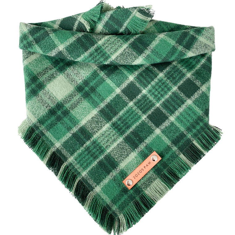 THE JUNIPER - Dog Flannel Fray Bandana