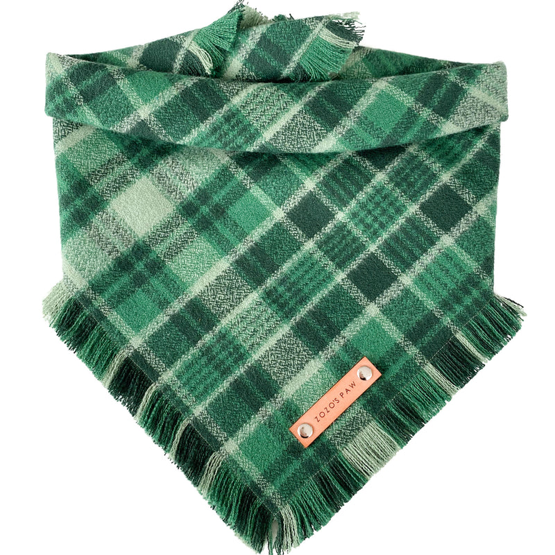 THE JUNIPER - Dog Flannel Fray Bandana