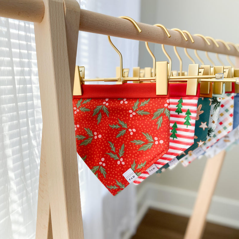 Jolly Holly Dog Bandana