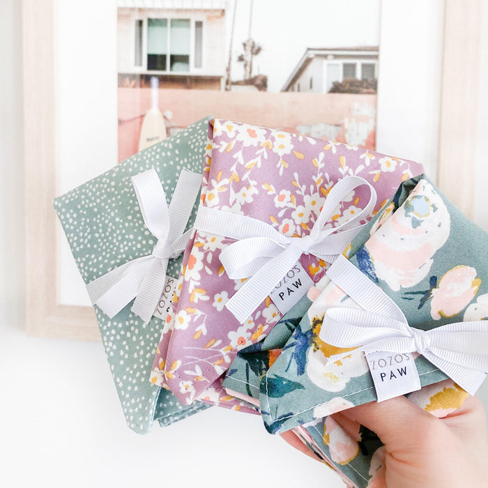 Take Center Sage Floral Dog Bandana