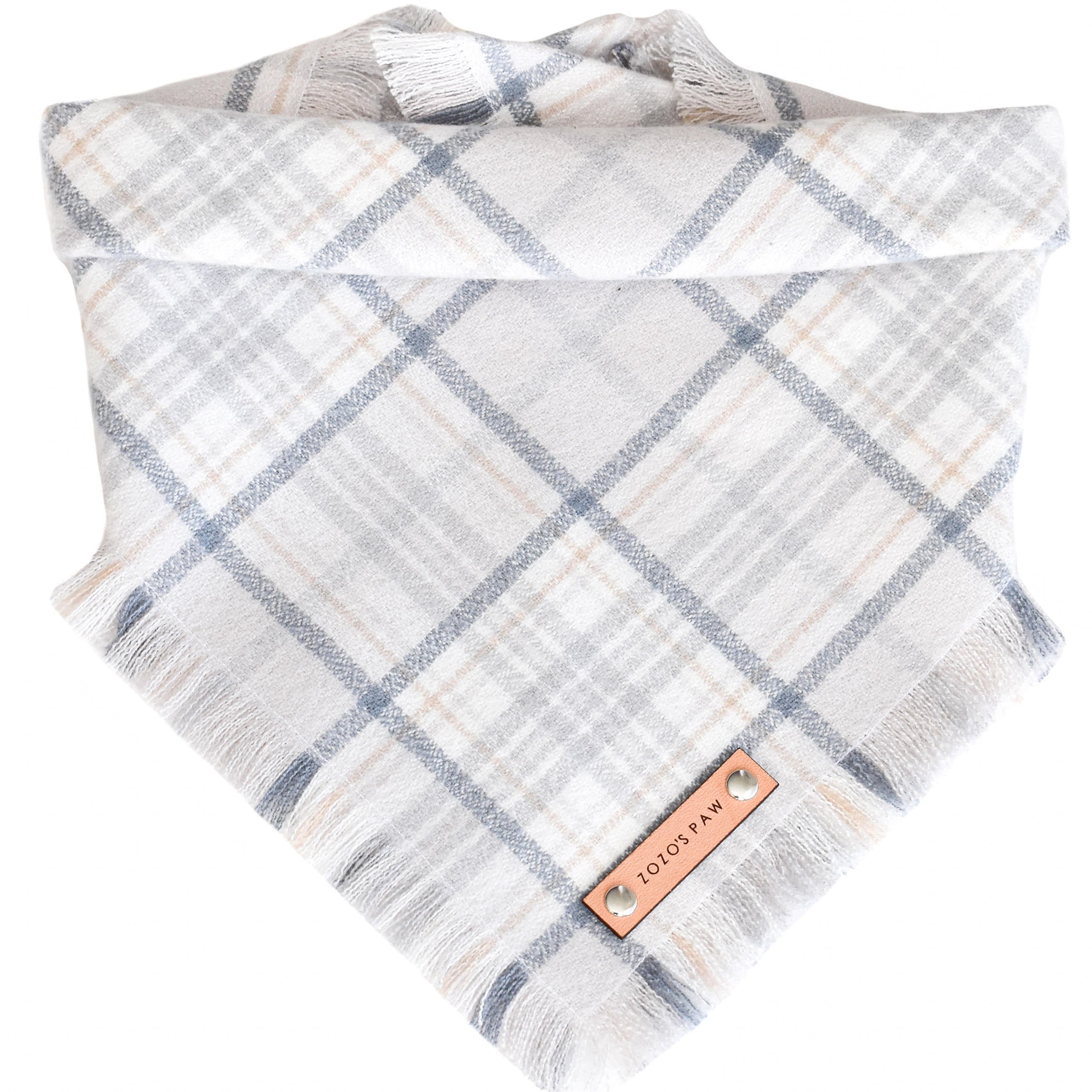 THE CASPER - Dog Flannel Fray Bandana