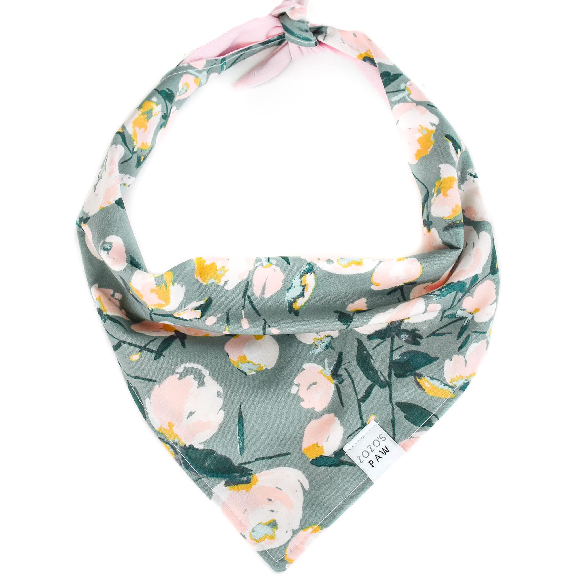Take Center Sage Floral Dog Bandana