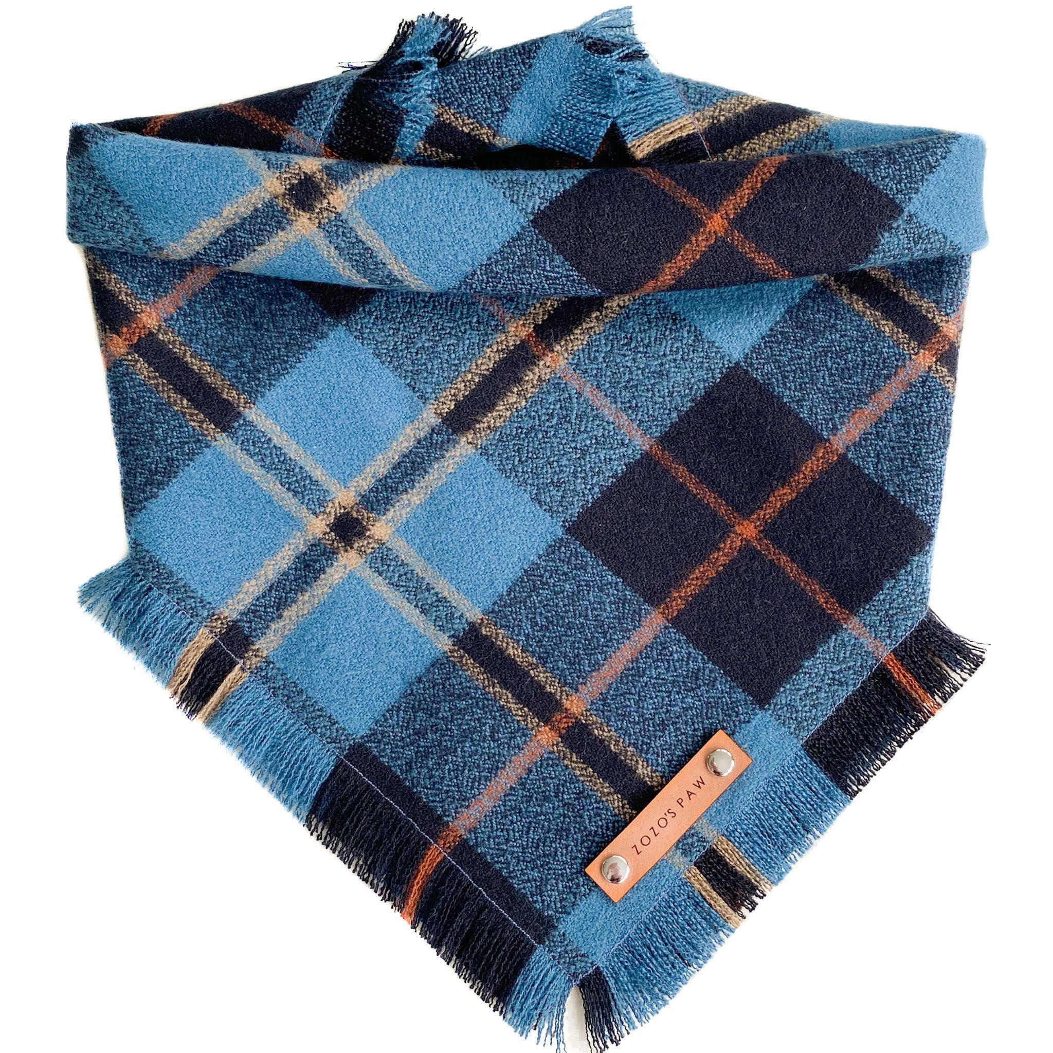 THE HARLOW - Dog Flannel Fray Bandana