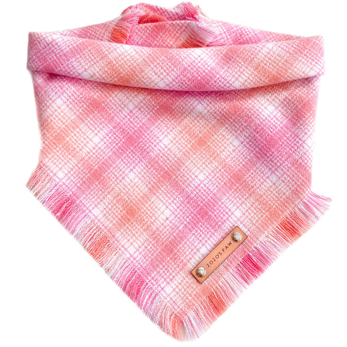 THE NATTIE - Dog Flannel Fray Bandana