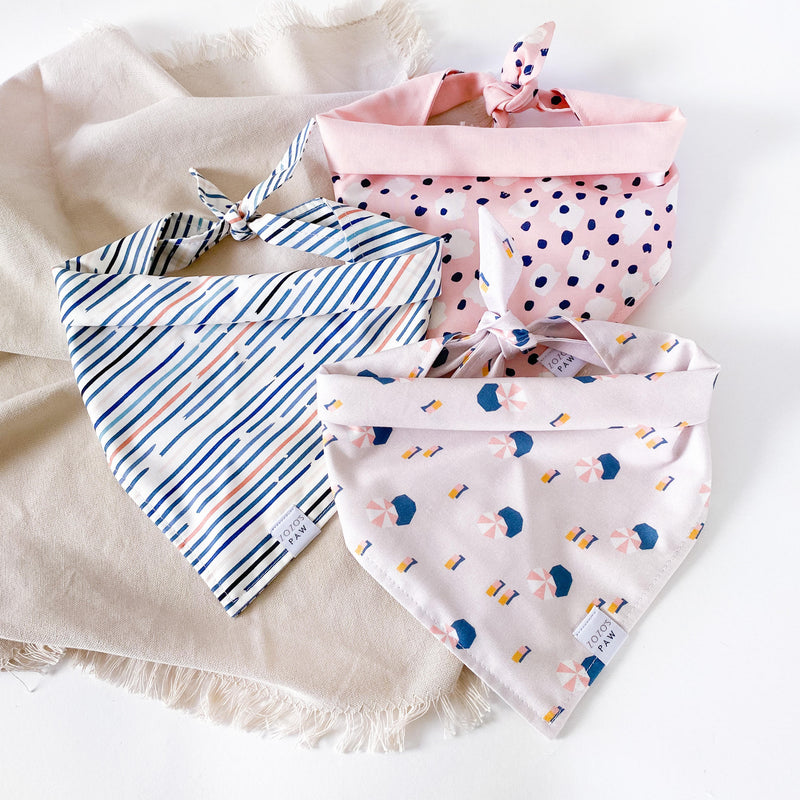 High Tide Stripes Dog Bandana