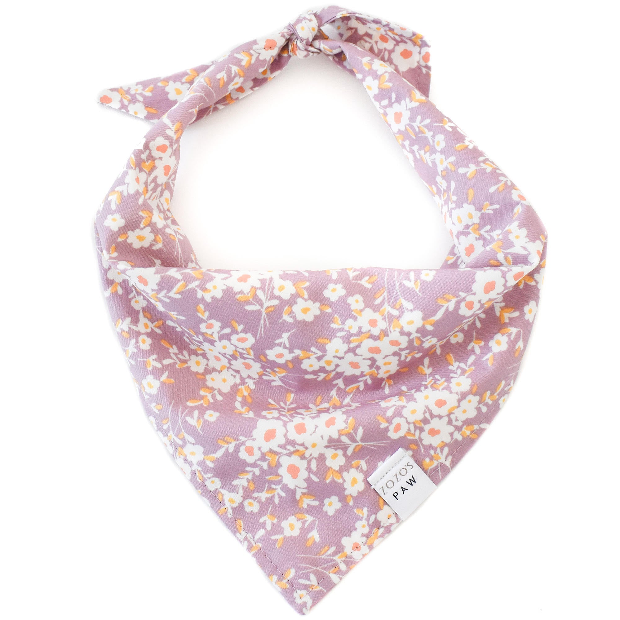 Lavender Love Floral Dog Bandana