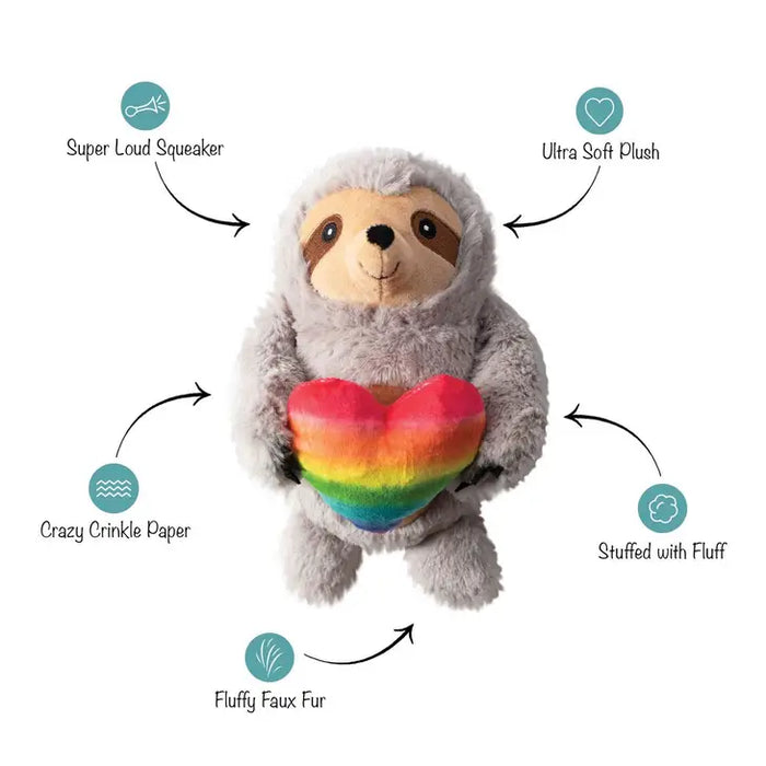 Pride Sloth Dog Toy