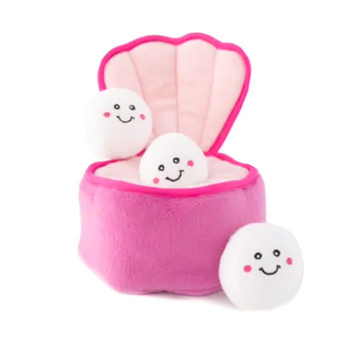 Pearls in Oyster Dog Toy