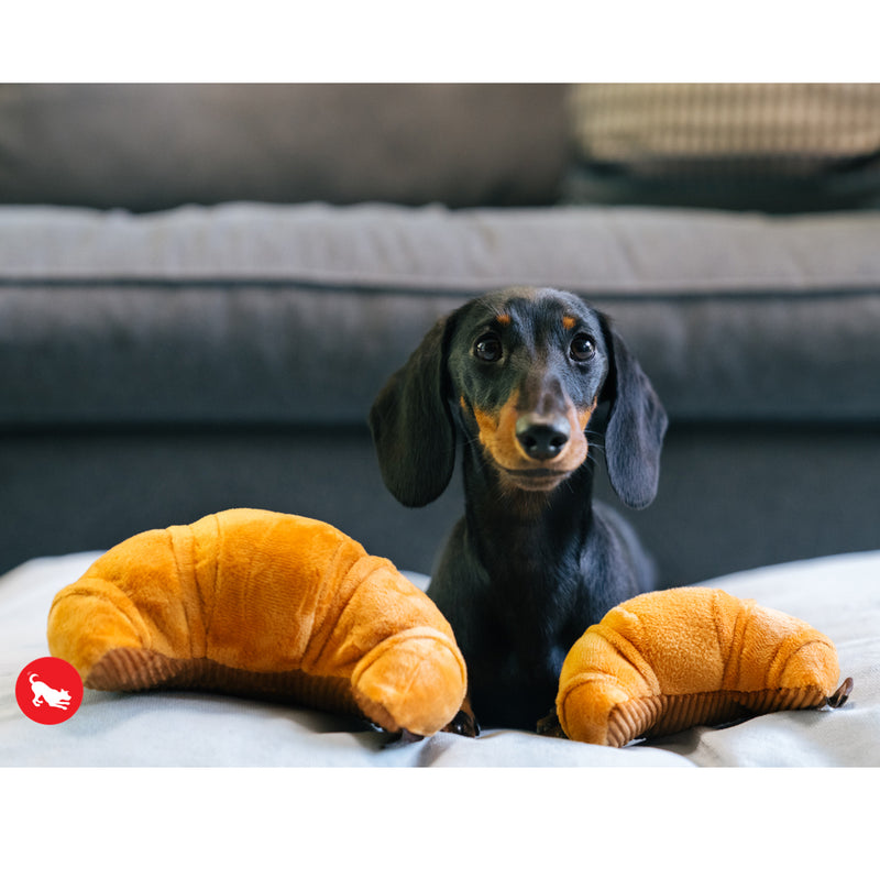 Croissant Dog Toy - Mini