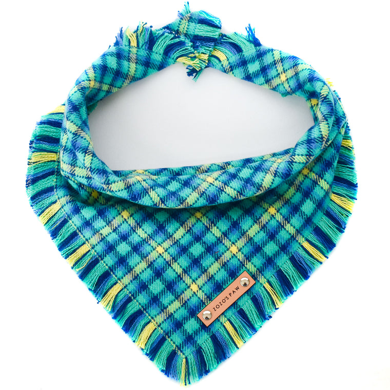 THE BLAKE - Dog Flannel Fray Bandana