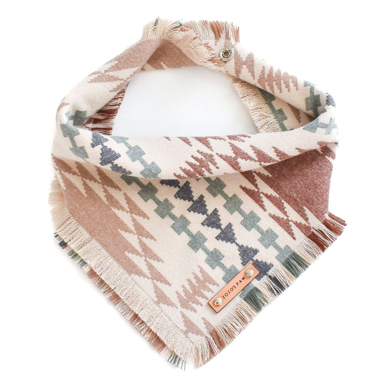 THE CHEROKEE - Dog Flannel Fray Bandana