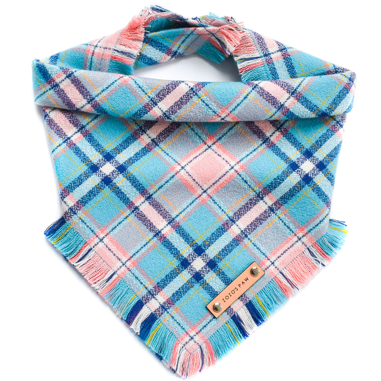 THE WILLOW - Dog Flannel Fray Bandana