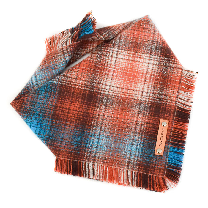 THE SIMON - Dog Flannel Fray Bandana