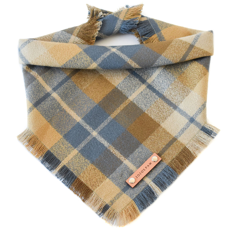 THE JASPER - Dog Flannel Fray Bandana