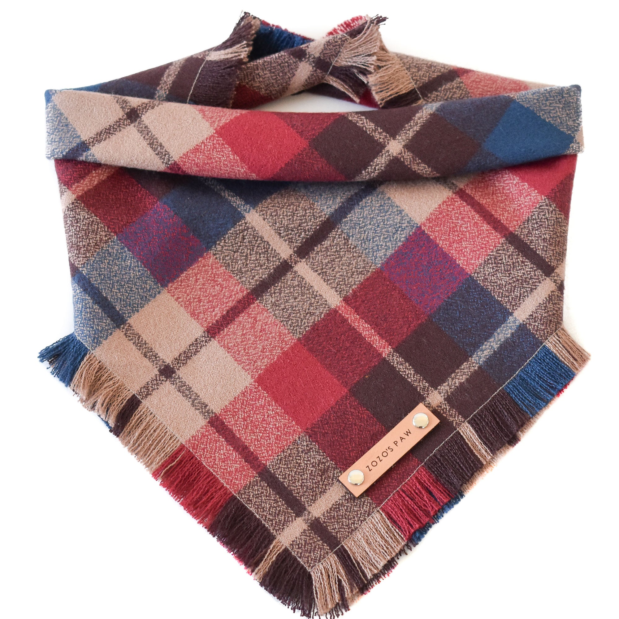 THE REESE - Dog Flannel Fray Bandana