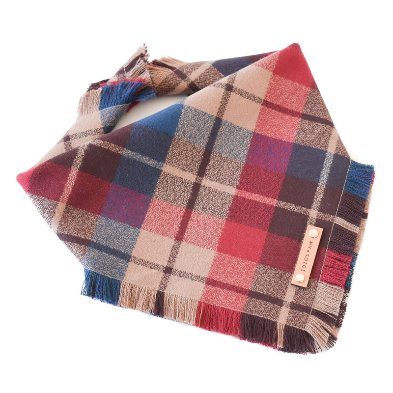 THE REESE - Dog Flannel Fray Bandana