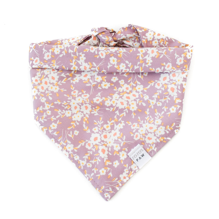 Lavender Love Floral Dog Bandana