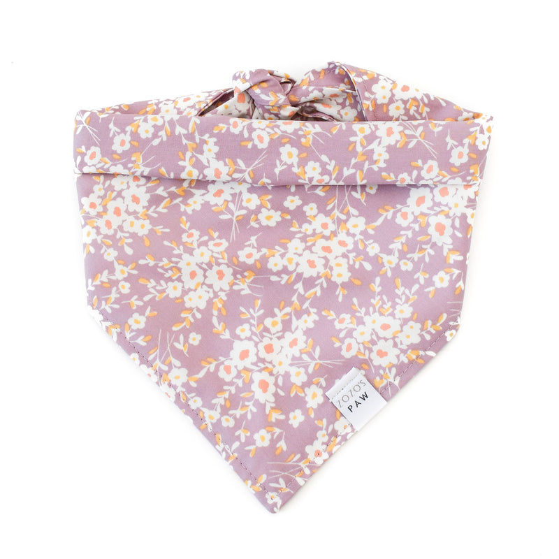 Lavender Love Floral Dog Bandana