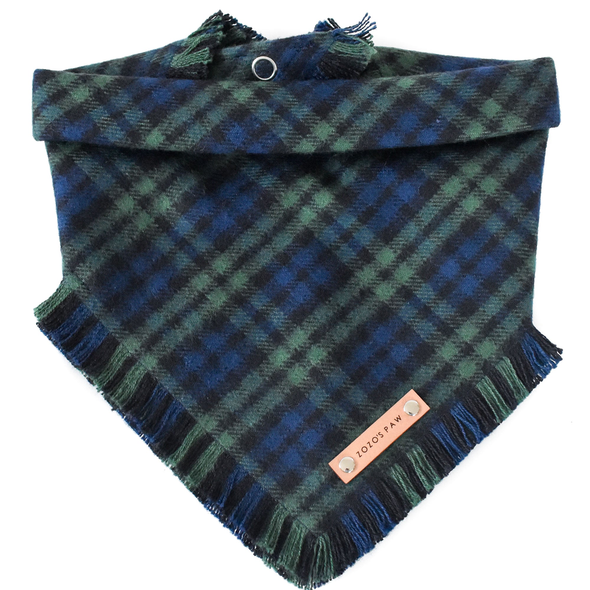 THE MILO - Dog Flannel Fray Bandana