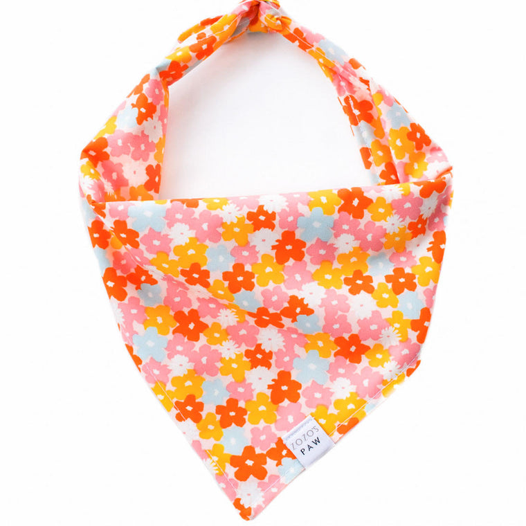 Sunburst Floral Dog Bandana