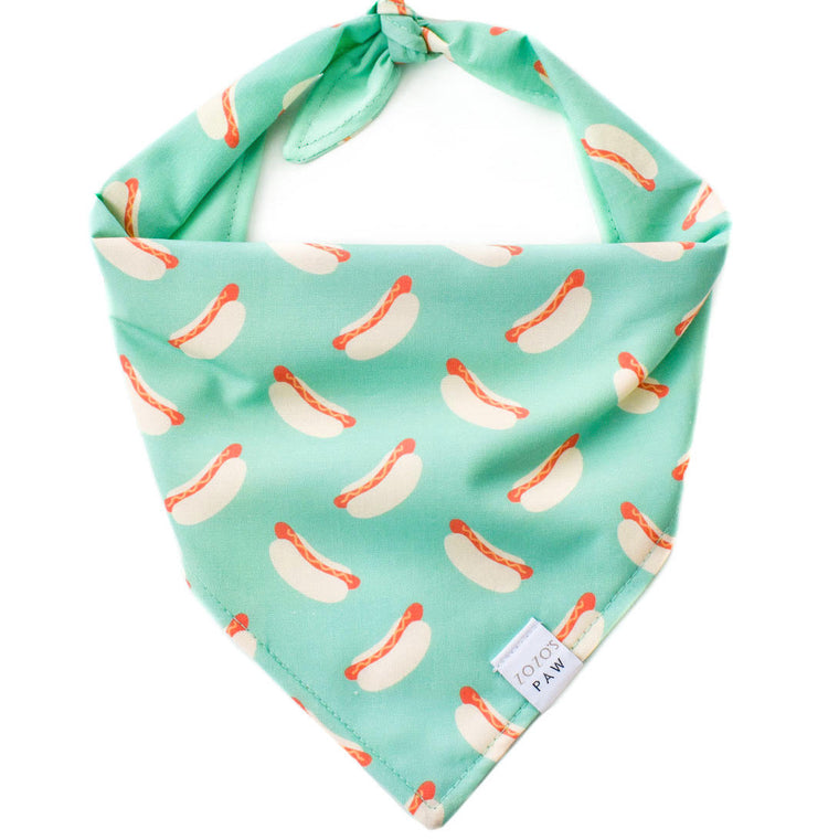 Rue's Hotdogs Dog Bandana