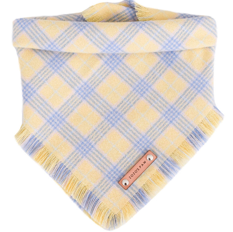 THE LAYLA - Dog Flannel Fray Bandana