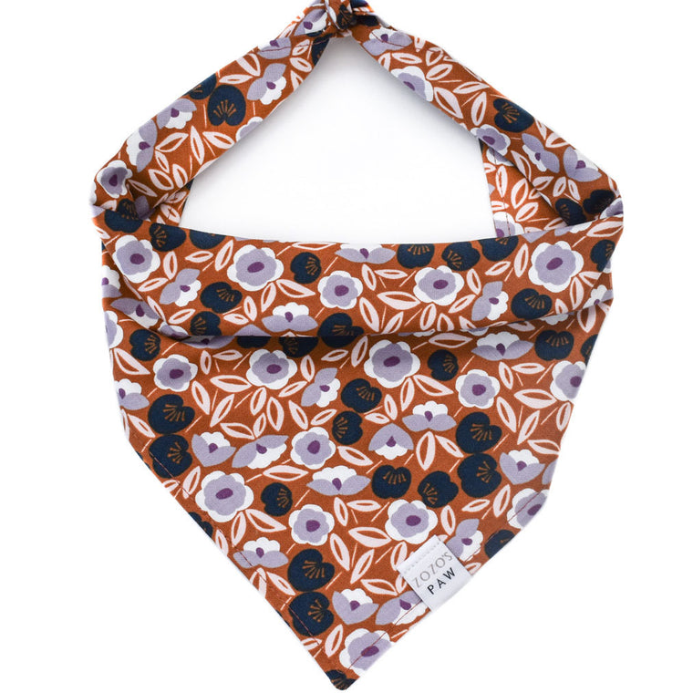 Evening Blossoms Dog Bandana