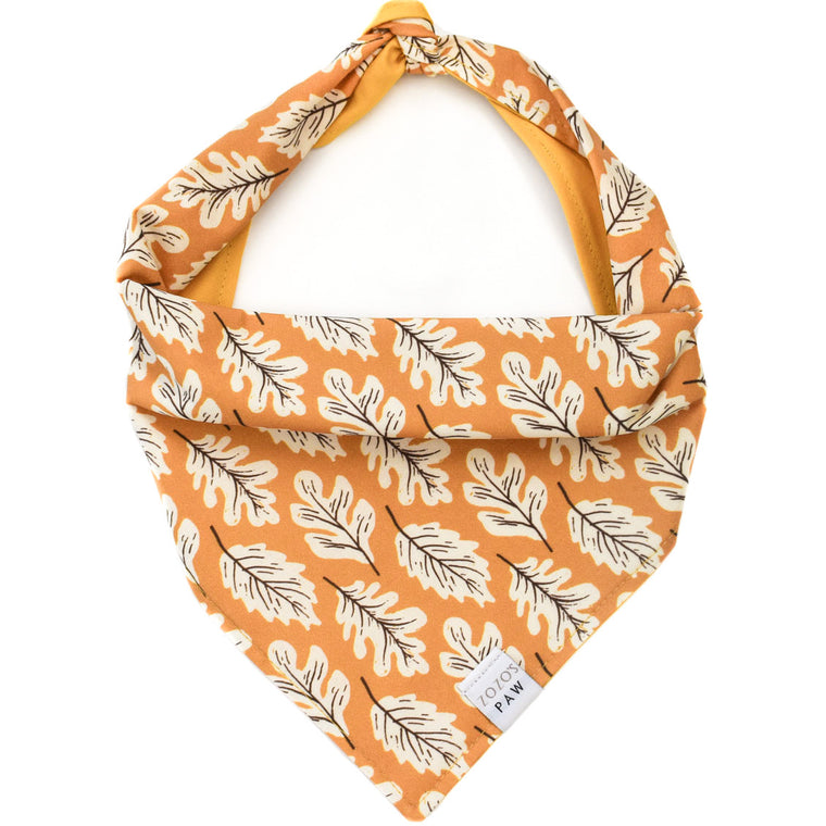 Mustard Leaves Dog Bandana