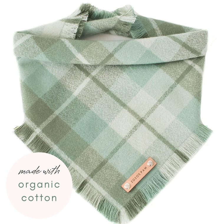 THE KAYDEN - Dog Flannel Fray Bandana