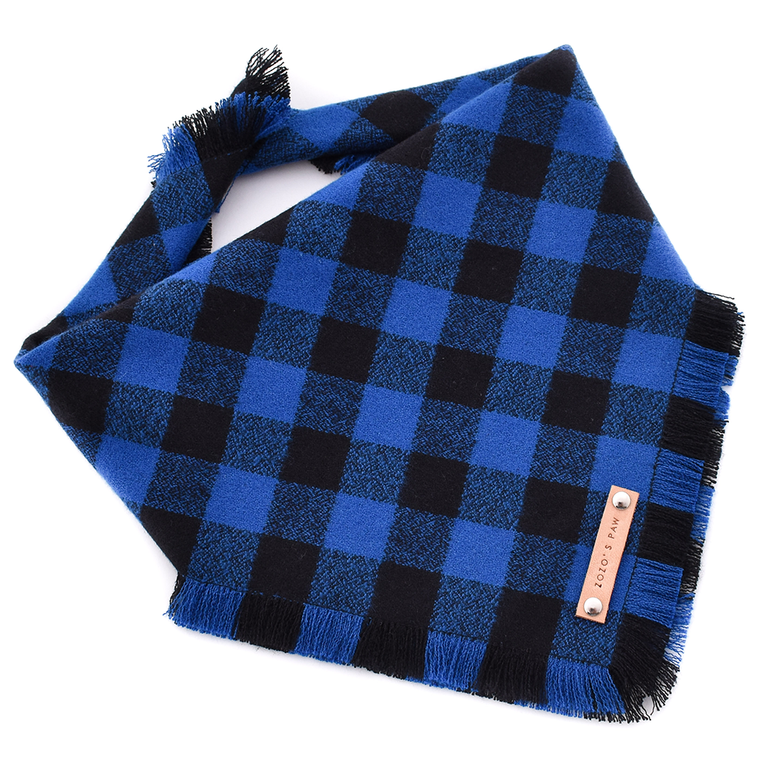THE MICHAEL - Dog Flannel Fray Bandana