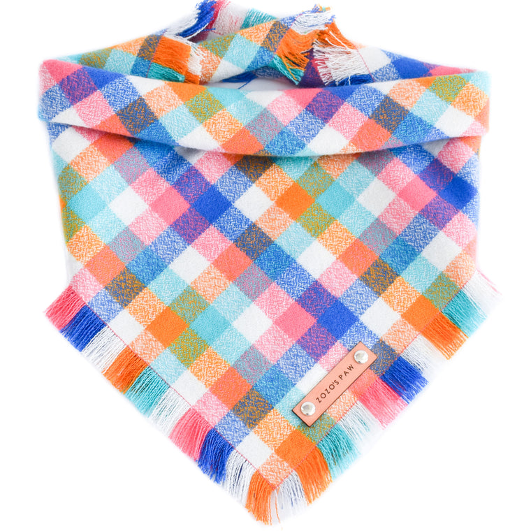 THE CIRQUE - Dog Flannel Fray Bandana