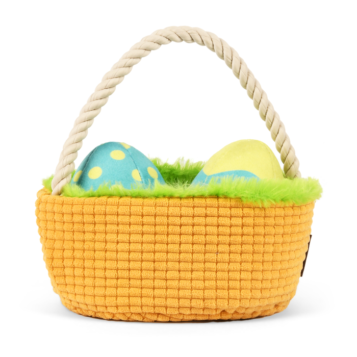 Easter Egg Basket Dog Toy