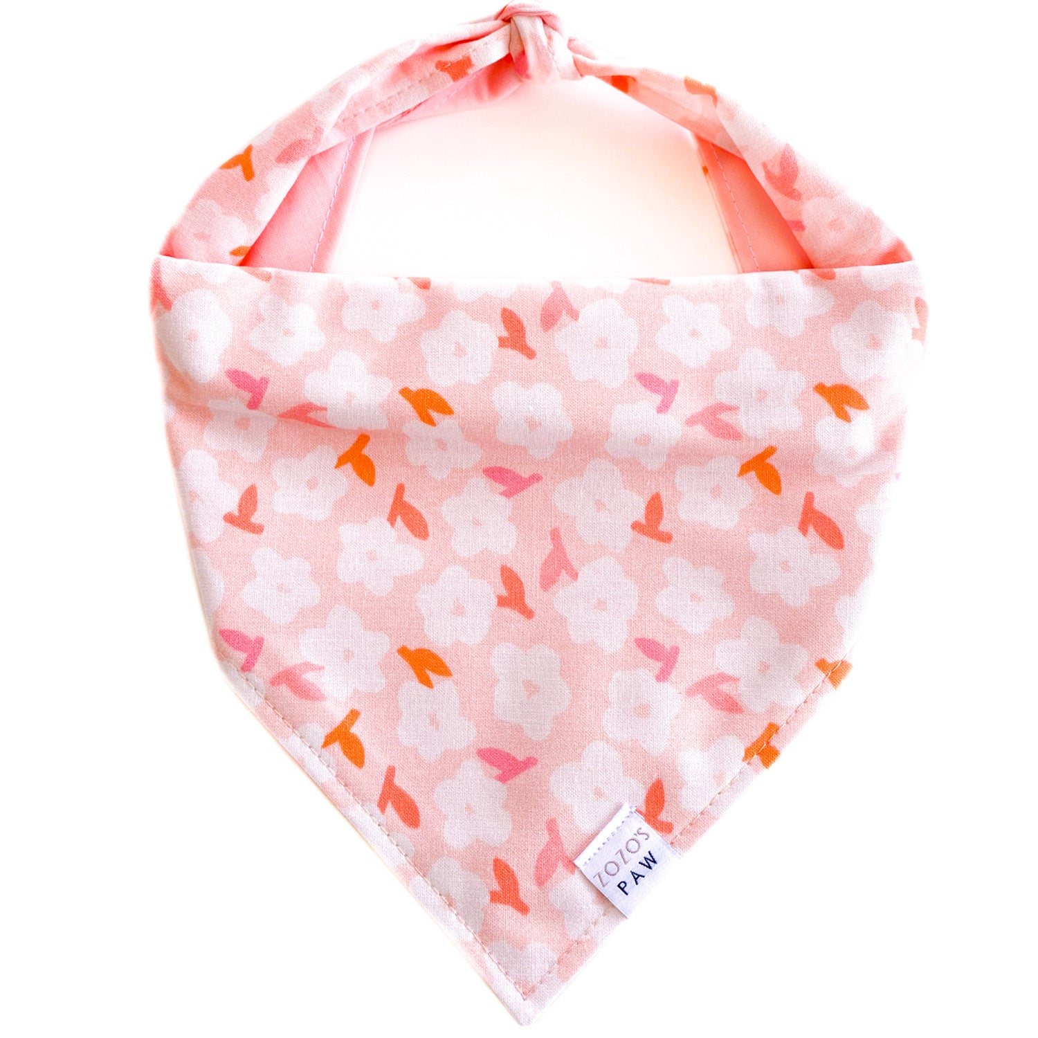 Pink Petals Dog Bandana