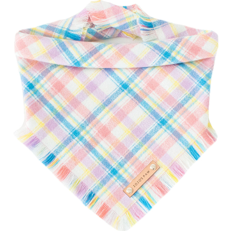 THE BAILEY - Dog Flannel Fray Bandana