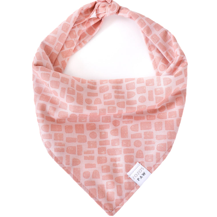 Pink Picturesque Dog Bandana