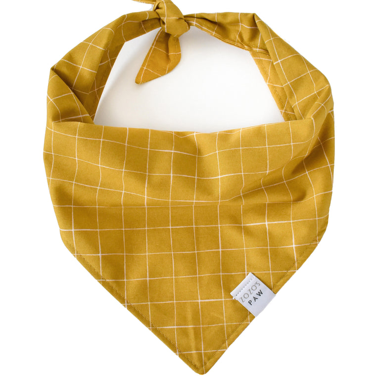 Mustard Been Love Dog Bandana