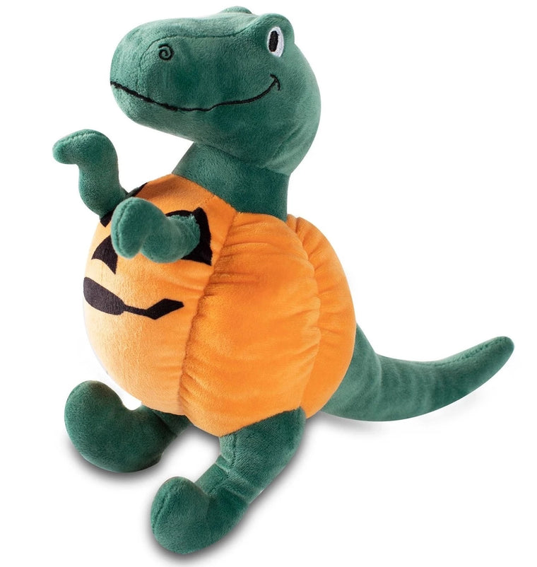 Halloween Pumpkin Dinosaur Dog Toy