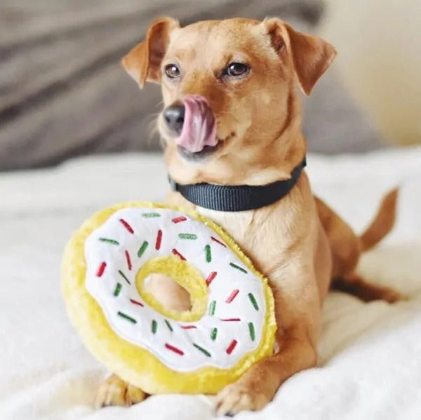 Holiday Donut Dog Toy