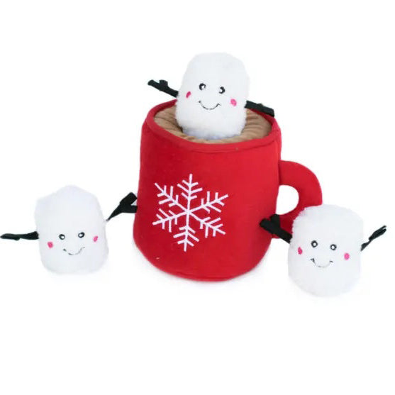 Hot Cocoa & Marshmallows Dog Toy