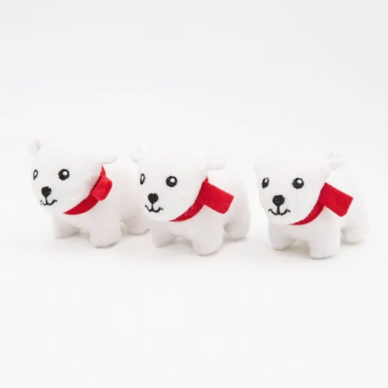 Polar Bear Igloo Dog Toy